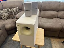 Bose Acoustimass 5 Series 2 Speaker System Cube Set Surround Sound White. for sale  Shipping to South Africa