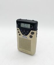 Optimus 12-792 Radio Digital Portátil Reloj Alarma AM/FM Sintonizador Dorado, usado segunda mano  Embacar hacia Argentina