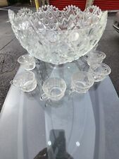 Glass punch bowl for sale  Fayetteville