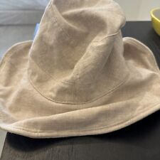 Chapéu de linho flexível tamanho único: linho mistura de algodão nota fotos linda peça mostrada, usado comprar usado  Enviando para Brazil
