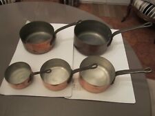 Série casseroles cuivre d'occasion  Saint-Amand-Montrond