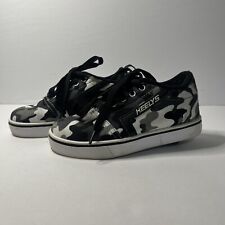 Zapatos de patín con ruedas Heelys Pro Prints negros gris camuflado juvenil talla 13C HE100581 segunda mano  Embacar hacia Argentina