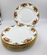 Used, ROYAL ALBERT BONE CHINA "7" OLD COUNTRY ROSES 10.25” DINNER PLATES ENGLAND for sale  Shipping to South Africa