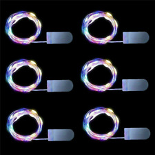 Paquete de 6 Luces de Cuerda de Hadas de Cobre 10/20 LED Batería Micro Alambre de Arroz Cobre Hadas Decoración de Fiesta segunda mano  Embacar hacia Argentina