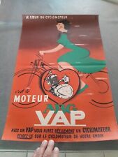 Affiche ancienne cyclomoteur d'occasion  Évron