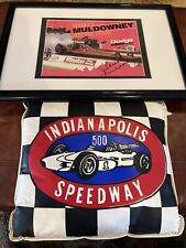 Used, 1960's Indy 500 Speedway Stadium Cushion W/SHIRLEY MULDOWNEY Signed + Framed Pic for sale  Shipping to South Africa