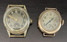 Lote antigo de 2 rostos de relógio Elgin e mostrador vintage analógico sem pulseiras  comprar usado  Enviando para Brazil