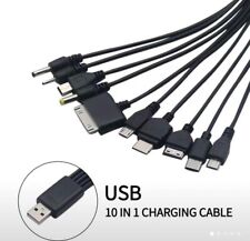 10 em 1 cabo múltiplo, tudo em um micro USB para cabos multiporta para eletrônicos! comprar usado  Enviando para Brazil