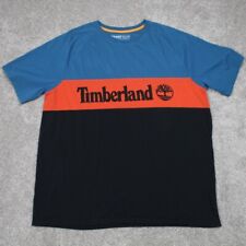 Camiseta Timberland Masculina 2XL Preta/Laranja/Azul Colorblock P/S Pulôver Gola Redonda comprar usado  Enviando para Brazil