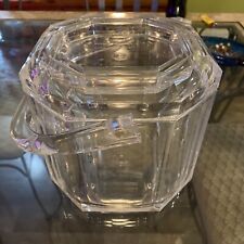 Used, octagonal clear plastic ice bucket  for sale  Shipping to South Africa