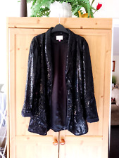 Black sequined jacket for sale  CRAMLINGTON