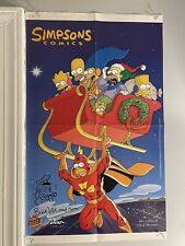 Póster de cómics bongo extranjero de Navidad de Bill Morrison boceto de capitán de mar de Los Simpson segunda mano  Embacar hacia Argentina