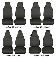 2 capas de assento de carro semi personalizadas carvão sólido serve para Mazda Miata 1990-2015 comprar usado  Enviando para Brazil
