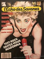 Cubierta de Madona, revista francesa L' ECHO DES SAVANES, Mike Tyson rara, tributo segunda mano  Embacar hacia Argentina