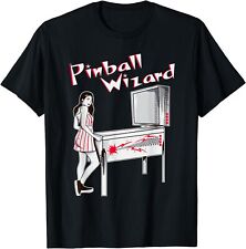 NOVO LIMITADO Máquina de Pinball Wizard Pinball com Camiseta Feminina Jogando P-3XL comprar usado  Enviando para Brazil