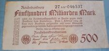 Reichsbanknote 500 milliarden gebraucht kaufen  Rielasingen-Worblingen