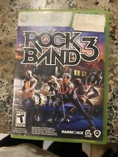 Rock Band 3 (Microsoft Xbox 360, 2010) PROBADO EN CAJA segunda mano  Embacar hacia Argentina