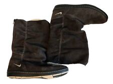 Botas con capucha para mujer Nike talla 8 marrón gamuza forradas de lana segunda mano  Embacar hacia Argentina