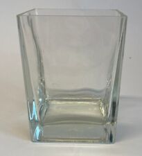 Glass rectangle vase for sale  TONBRIDGE