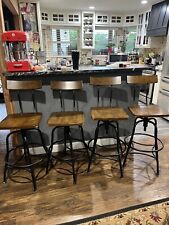 Natural steel barstools for sale  Grand Prairie