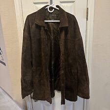 men s brown leather jacket for sale  Austin