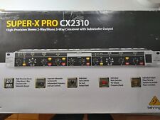 Behringer crossover CX2310 estéreo 2 vias monaural 3 vias SUPER-X PRO preto prata, usado comprar usado  Enviando para Brazil