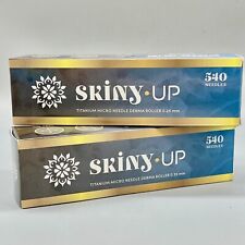 Skiny Up 540 Titanium Premium Micro Derma Roller cicatrizes de acne rugas 0,25 mm 2PK comprar usado  Enviando para Brazil
