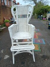 white rattan chair for sale  BLACKPOOL