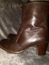 Clarks chocolate brown for sale  BOLTON