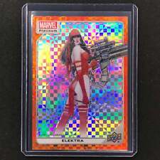 2023 Marvel Platinum ELEKTRA High Series Base Orange Checkers 29/33 #103 for sale  Shipping to South Africa