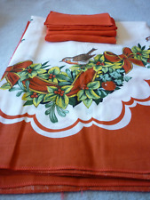 Oblong christmas tablecloth for sale  BRENTFORD