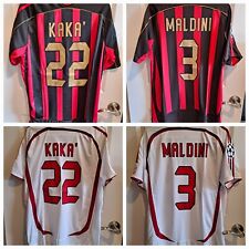 Camiseta RETRO 2006-2007 Milan KAKA/MALDINI Home/Away, usado comprar usado  Enviando para Brazil