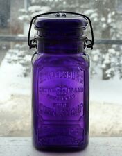  Antique quart size EDWARDSBURG Corn Syrup purple fruit canning jar FREE SHIP! for sale  Canada