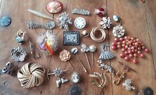 Collection vintage brooches for sale  SHREWSBURY