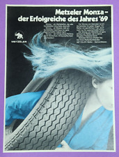 89. Metzeler Monza Reifen Werbeanzeige Reklame Werbung 1970 comprar usado  Enviando para Brazil