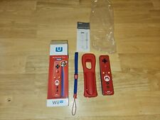 Controlador Oficial Nintendo Red Mario Wii Movimiento Remoto Plus Genuino FABRICANTE DE EQUIPOS ORIGINALES Probado segunda mano  Embacar hacia Argentina