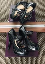 Shoes black patent for sale  MATLOCK