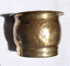 Vintage mid century Brass gold boho dish planter plant pot vase, used for sale  Shipping to South Africa