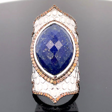 lapis lazuli ring silber gebraucht kaufen  Idar-Oberstein