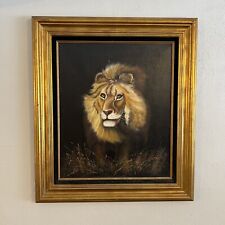 Vtg framed lion for sale  Davenport