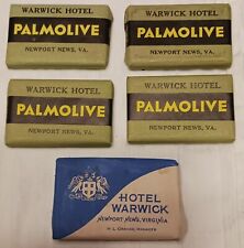 Mini sabonete vintage Old Warwick Hotel Newport News VA H.L. Graham Manager comprar usado  Enviando para Brazil