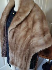 Blonde mink stole for sale  LANARK