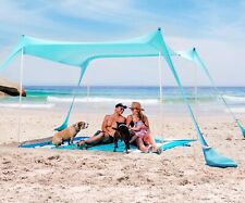 SUN NINJA Pop Up Beach Tent Sun Shelter UPF50+ for sale  Shipping to South Africa