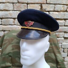 Socialist Yugoslavia railroad operator / railway conductor  / train driver hat for sale  Shipping to South Africa