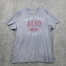 Aeropostale T-shirt Xl Heather Grey Basic relaxado cabia logotipo Manga Curta Masculina comprar usado  Enviando para Brazil