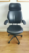 Black leather humanscale for sale  LONDON