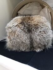 Lynx fur muff for sale  Shipping to Ireland