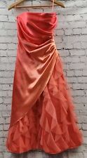 Vestido formal de festa vintage Y2K laranja ombre glitter tule tamanho 3/4 formatura de fadas comprar usado  Enviando para Brazil