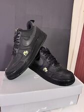 Men's Nike Air Force 1 Utility Triple Black / Volt UK Size 9 for sale  Shipping to South Africa