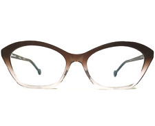 Armações de óculos l.a. Eyeworks PANQUECA 970 marrom claro desbotado olho de gato 50-18-135 comprar usado  Enviando para Brazil